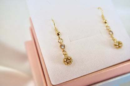 Crystal 18K Gold Plated Earring