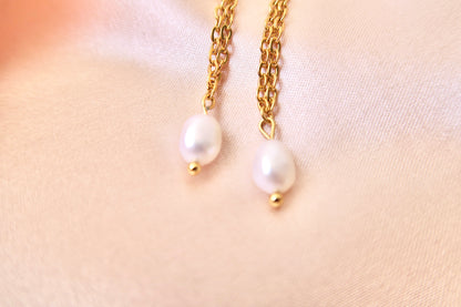 Freshwater Pearl 18K Gold Plated Earring