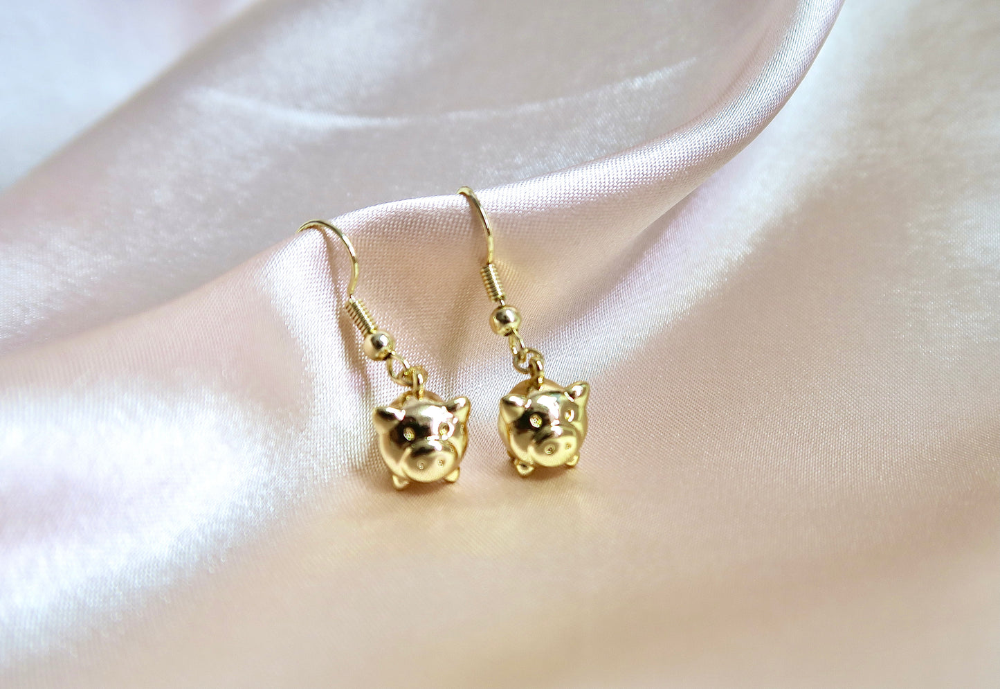 Piggy Lucky 18K Gold Plated Earring